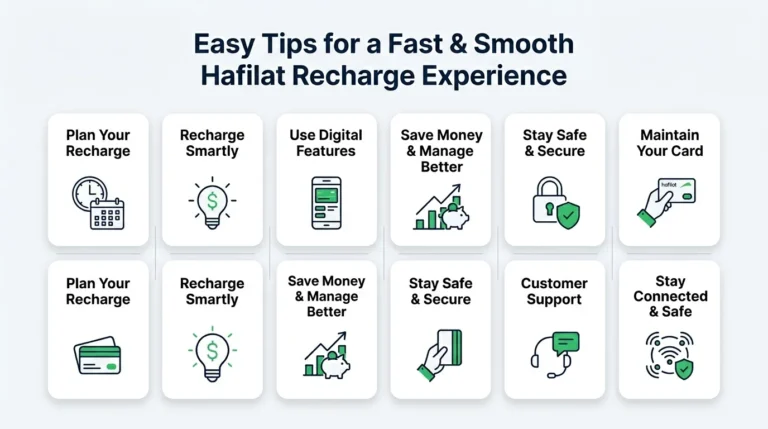 tips for hafilat recharge