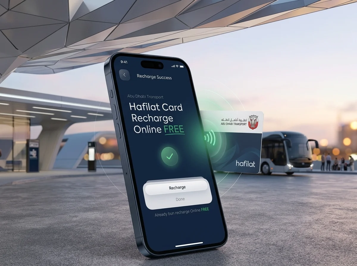 hafilat card recharge using online portal