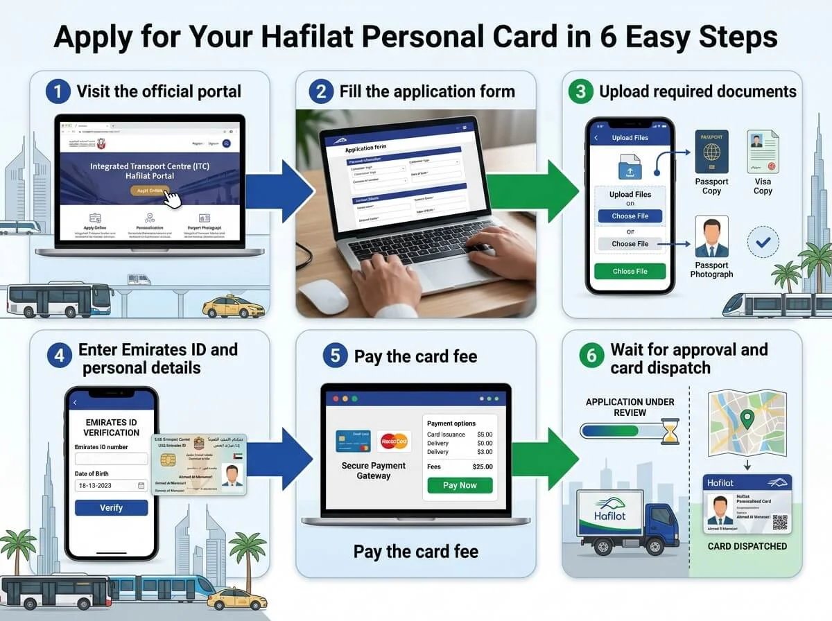 apply hafilat personalized card