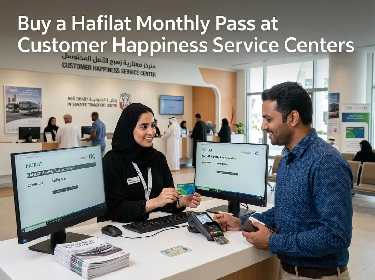 Hafilat Monthly Pass Abu Dhabi - Travel, Benefits & Charges 2026 4 customer care center