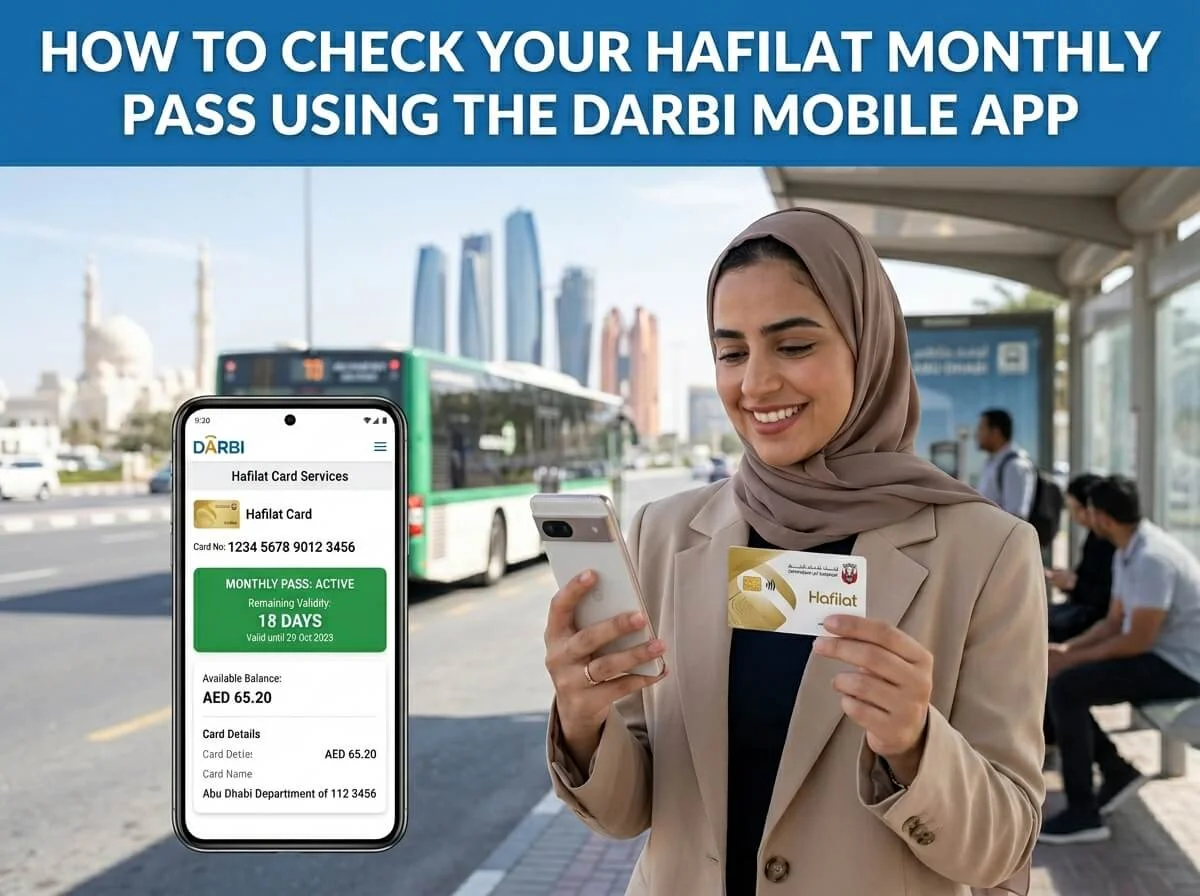 Hafilat Monthly Pass Abu Dhabi - Travel, Benefits & Charges 2026 7 darb mobile app